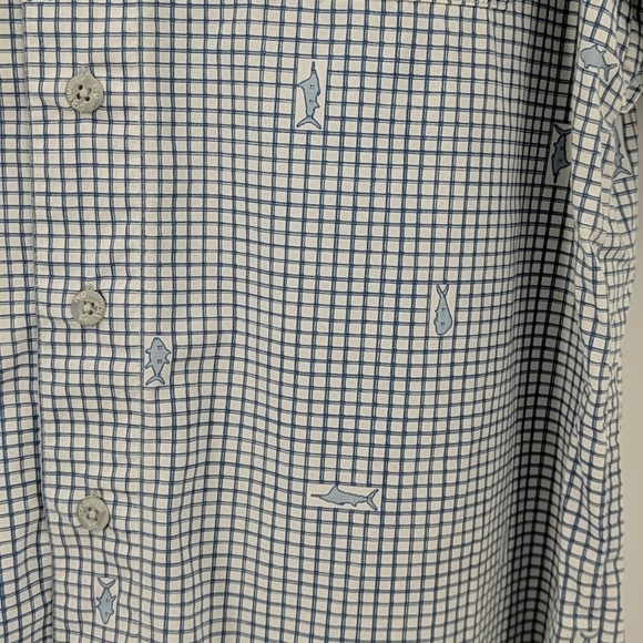 COLUMBIA Fish Print Vented PFG Fishing Shirt - Picture 2 of 6